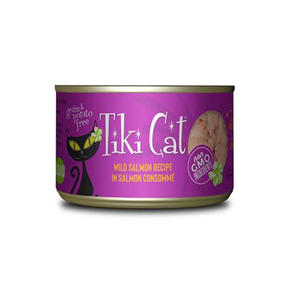 Tiki Cat Can, Luau Hanalei Wild Salmon, 170g(pink)