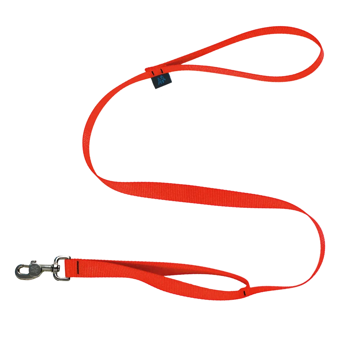Nahak Double Handle Leash, Orange