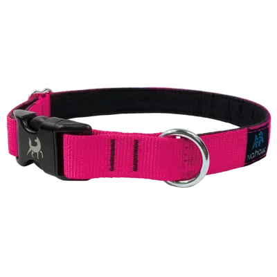 Nahak Padded Collar with Clip, Large, Pink