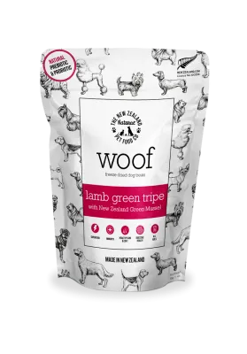 Woof Treat, Freeze-Dried Lamb Green Tripe, 40g