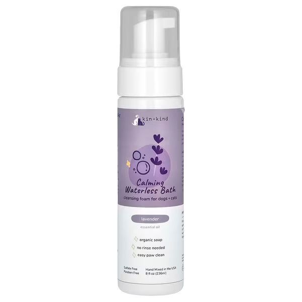 Kin + Kind Waterless Bath,  Calming Lavender, 236ml