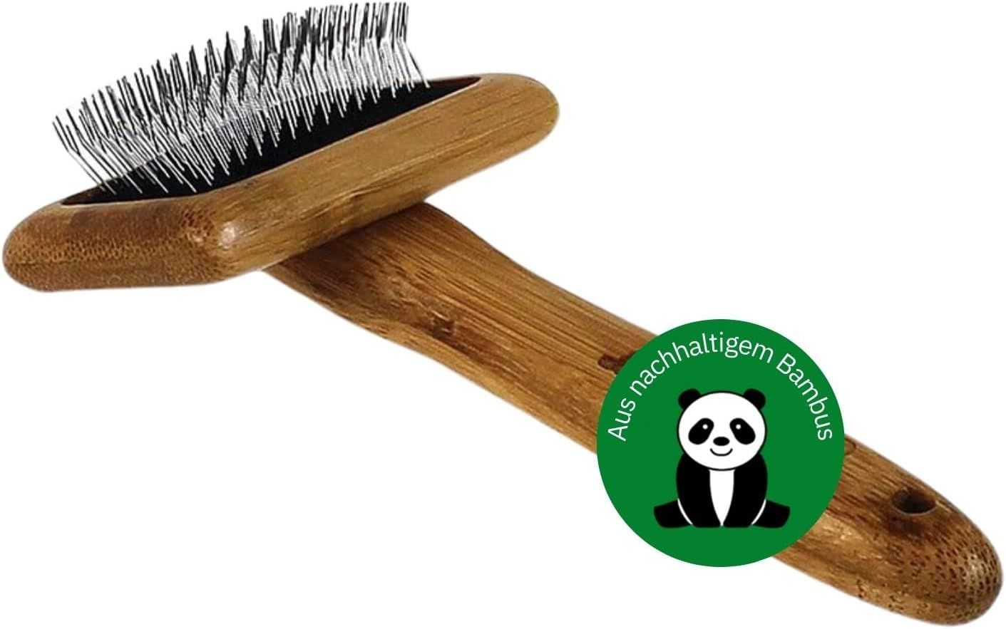 Bamboo Groom Slicker Brush Small