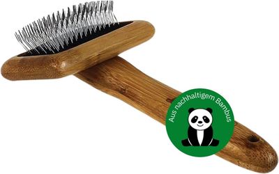 Bamboo Groom Slicker Brush Small