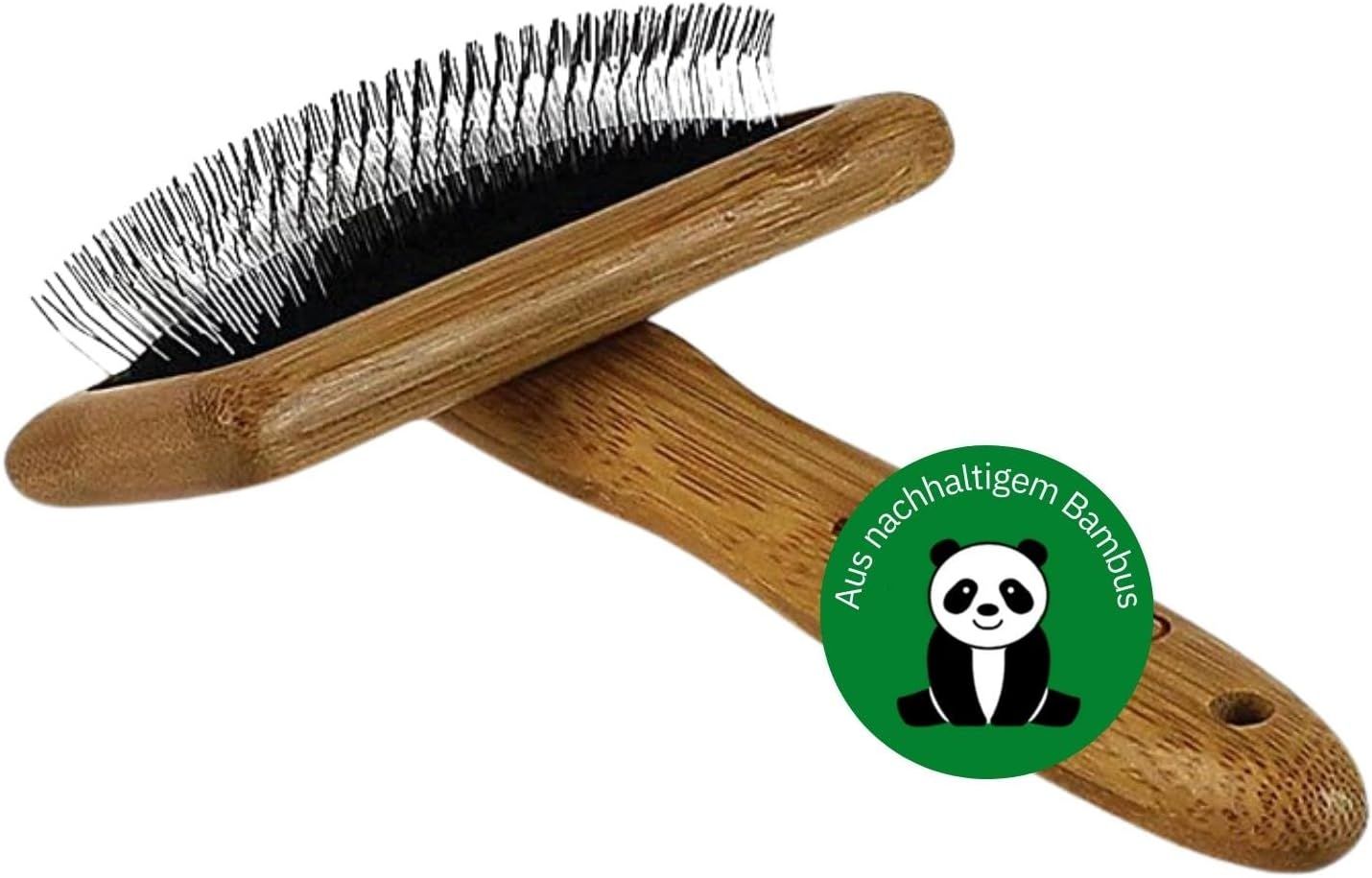 Bamboo Groom Slicker Brush Medium