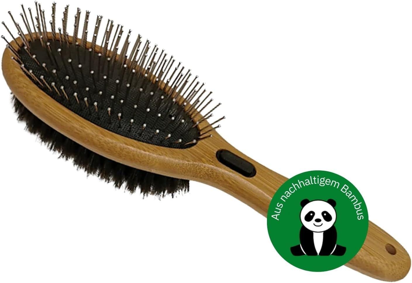 Bamboo Groom Combo Brush Small
