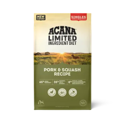 Acana Singles, Pork with Squash Recipe, 10.8kg