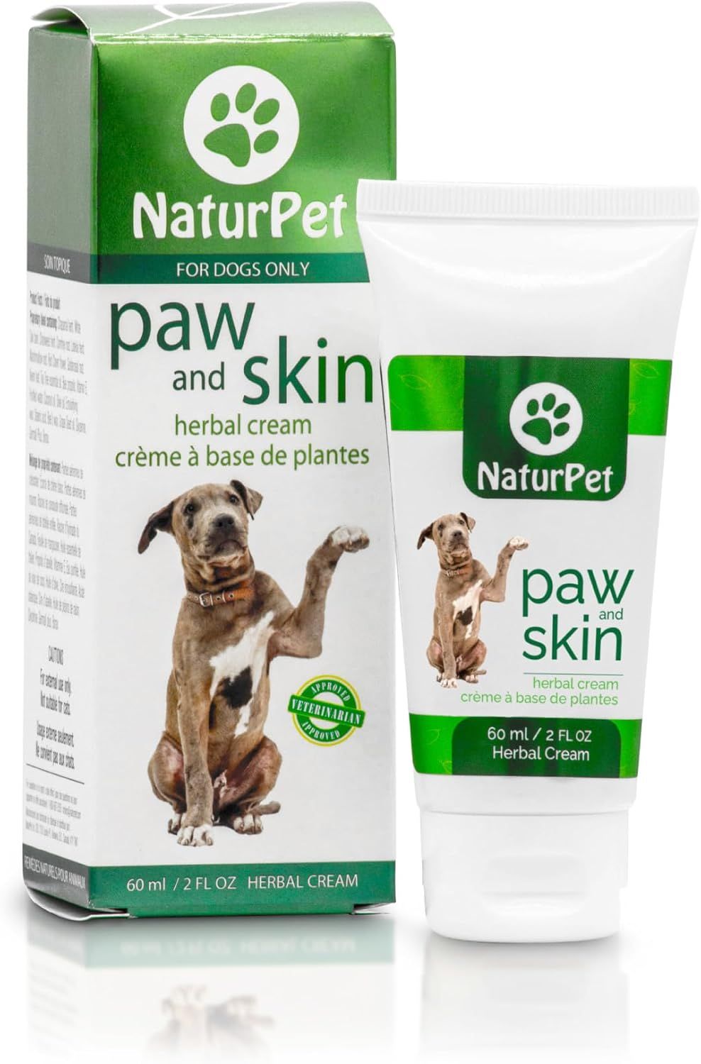 NaturPet, Paw &amp; Skin Herbal Cream, 60ml