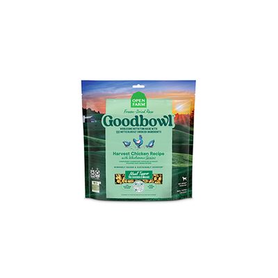 *TBD Open Farm Dog, Good Bowl Freeze Dried, Harvest Chicken Recipe with Wholesome Grains , 8oz