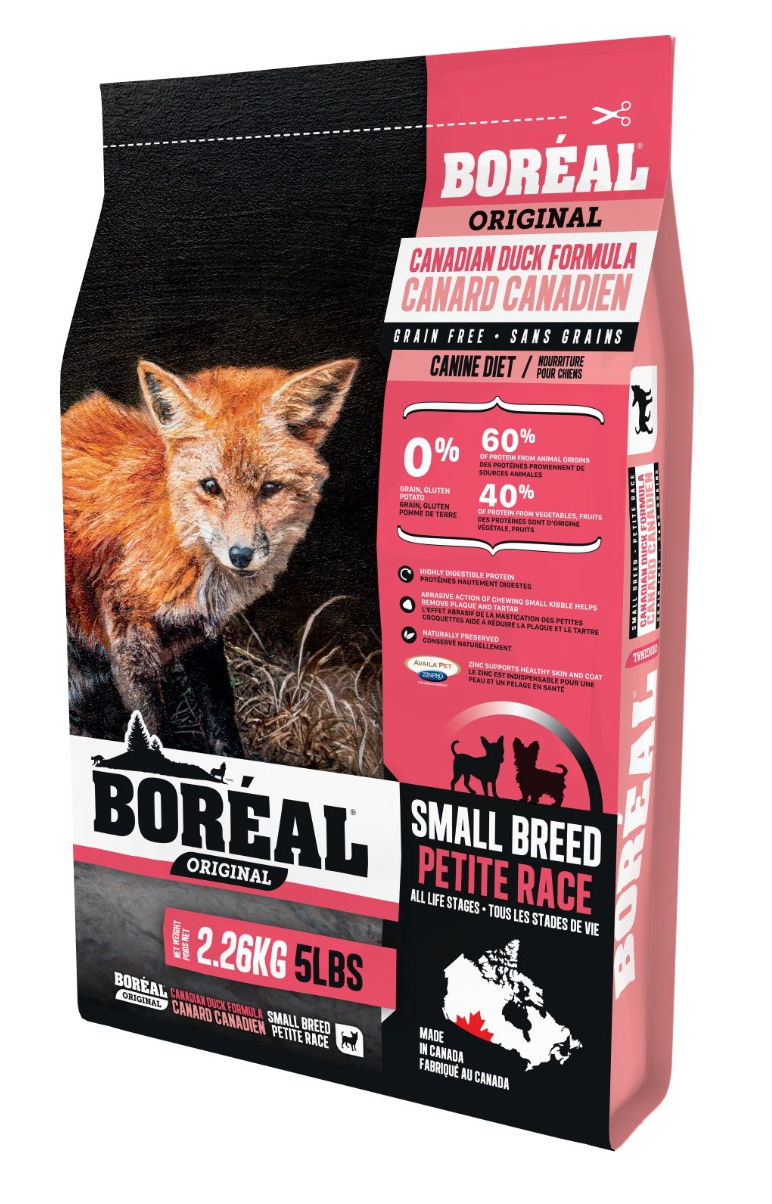Boreal Dog Kibble, Original Grain Free, Small Breed, Duck, 2.26kg