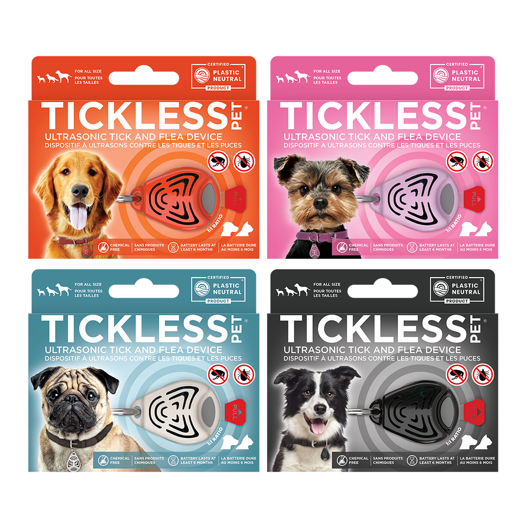 Tickless Pet Classic Medallion (Black)