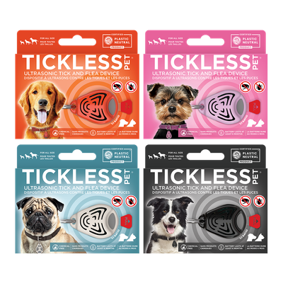 Tickless Pet Classic Medallion (Black)