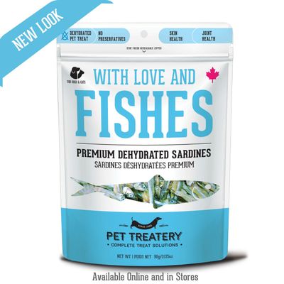 Granville Island Pet Treatery, Sardines Dehydrated, 90g