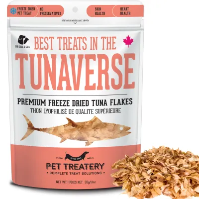 Granville Island Pet Treatery, Tuna Flakes Freeze-Dried, 30g