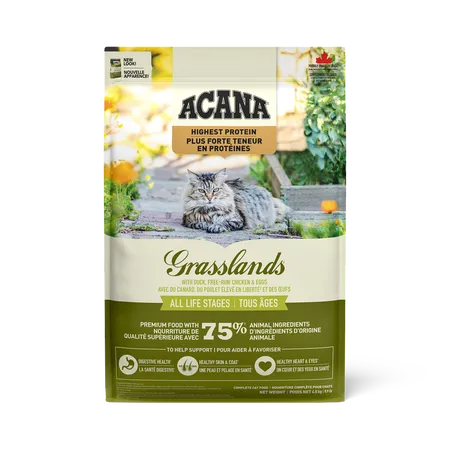 Acana Cat Highest Protein, Grasslands, 1.8kg