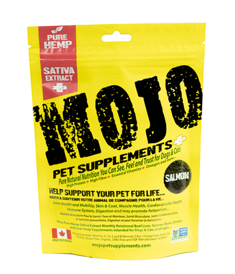 Mojo Pure Hemp with Sativa Extract, Salmon Bite, 138g