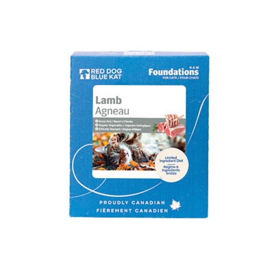 Red Dog Blue Kat Foundations Raw, Lamb Recipe, 4 x 0.25lb
