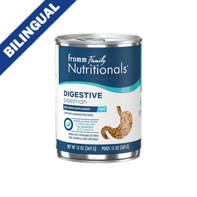 Fromm Dog Can, Nutritionals Digestive Dog Food Supplement Pâté, 13oz