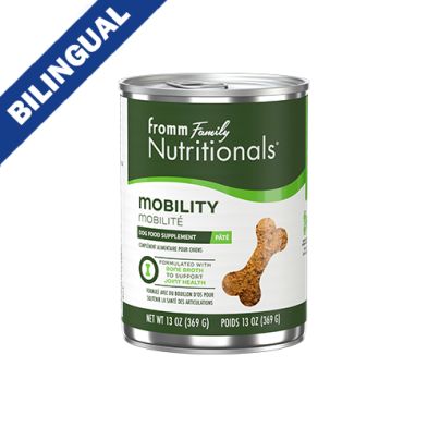 Fromm Dog Can, Nutritionals Mobility Dog Food Supplement Pâté, 13oz
