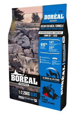 Boreal Dog Kibble, Proper Ocean Fish Meal/Poisson, 2.26kg/5lb