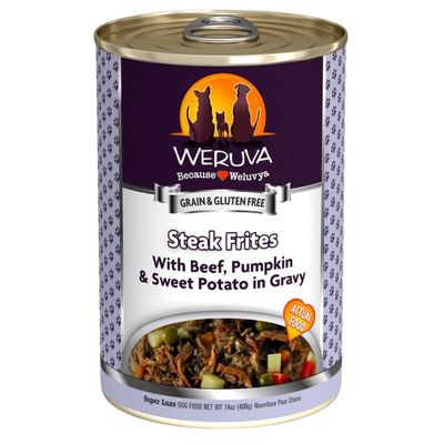 Weruva Classic Dog, Steak Frites Dinner, 400g Weruva Classic Dog, Steak Frites Dinner, 400g
