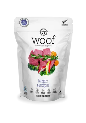 Woof Freeze Dried Dog Food, Lamb, 1kg