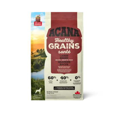 Acana Dog Healthy Grains Large Breed Recipe /  Chien grande race, Grains santé, 10.2kg