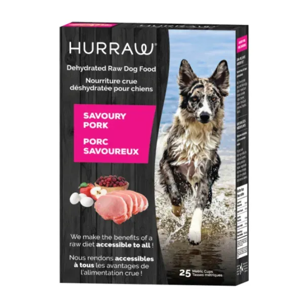 Hurraw Dehydrated Raw, Pork, 2.5kg