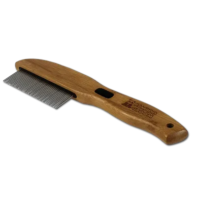 Bamboo Groom Rotating Pin Comb 41 Pins