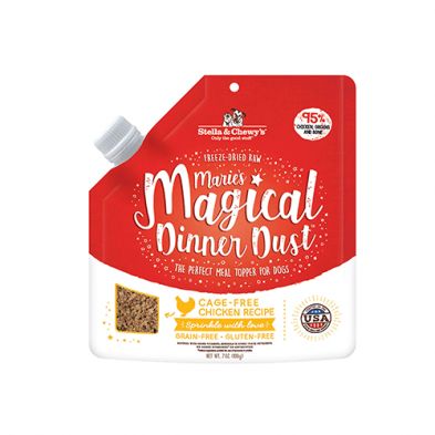 Stella &amp; Chewy's Magical Dinner Dust, Cage-Free Chicken / Poulet, 198g