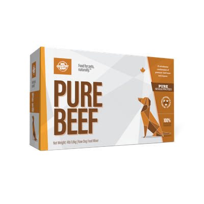 Big Country Raw Pure, Beef/Boeuf Carton, 4lb