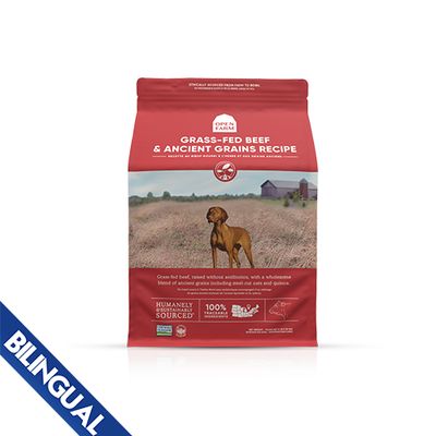 Open Farm Dog, Ancient Grains Grass-Fed Beef / Boeuf avec Grains, 9.97kg