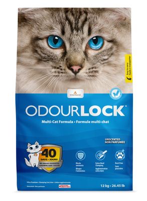 Intersand Odourlock / Litière Agglomérante, Non Parfumée, 12kg