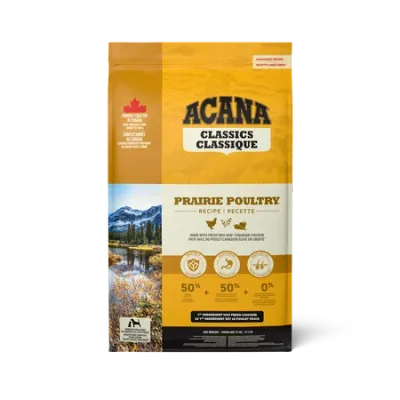 Acana Dog Classics / Chien Classique, Prairie Poultry Recipe, 9.7kg