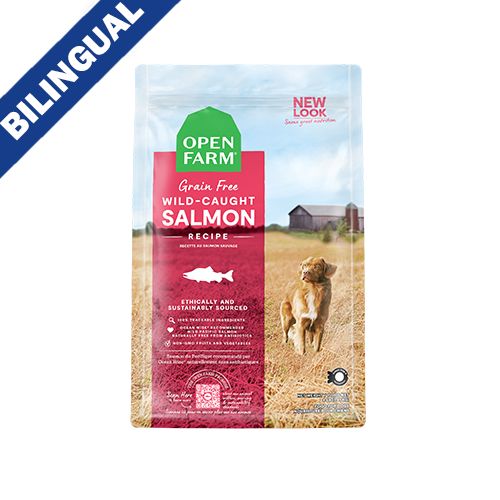 Open Farm Dog, Grain Free Wild-Caught Salmon / Saumon sans Grains, 4.98kg