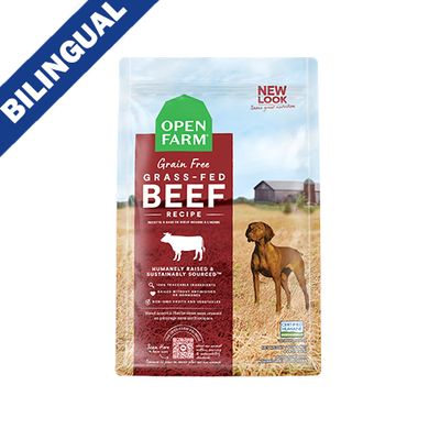 Open Farm Dog, Grain Free Grass-Fed Beef / Boeuf sans Grains, 1.81kg