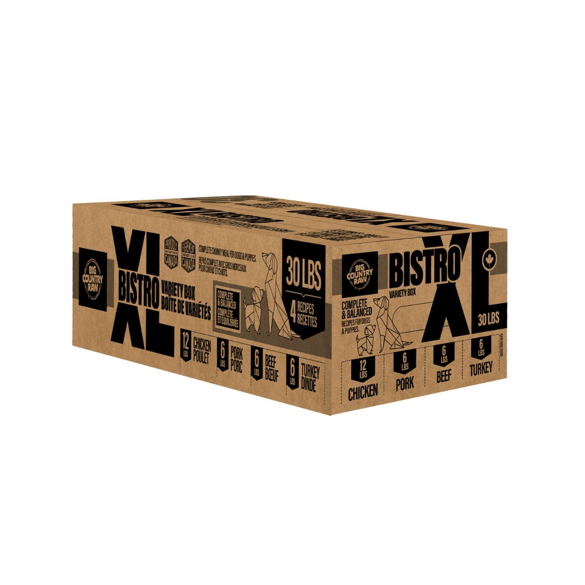 Big Country Raw XL, Bistro, 30lb