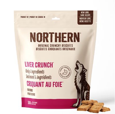 Northern Original Crunchy Biscuits, Liver / Foie, 500g