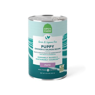 Open Farm Dog Can Puppy Chicken &amp; Salmon / Poulet &amp; saumon pour chiot, 354g