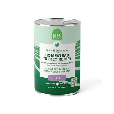 Open Farm Dog Can Homestead Turkey / Dinde pour chien, 354g