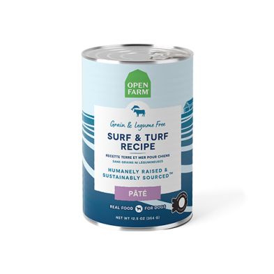 Open Farm Dog Can Surf n Turf / Terre &amp; mer pour chien, 354g