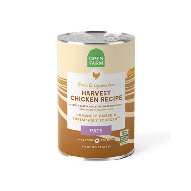 Open Farm Dog Can Harvest Chicken / Poulet pour chien, 354g