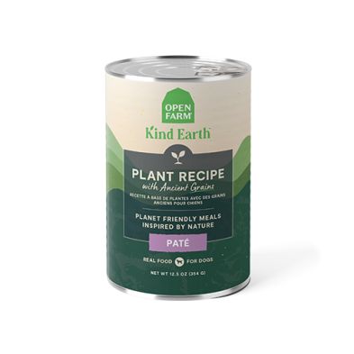 Open Farm Dog Can Kind Earth Plant &amp; Ancient Grains  / Recette à base de plantes avec des grains anciens, 354g