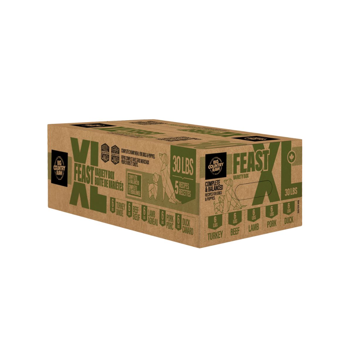 Big Country Raw XL, Feast, 30lb