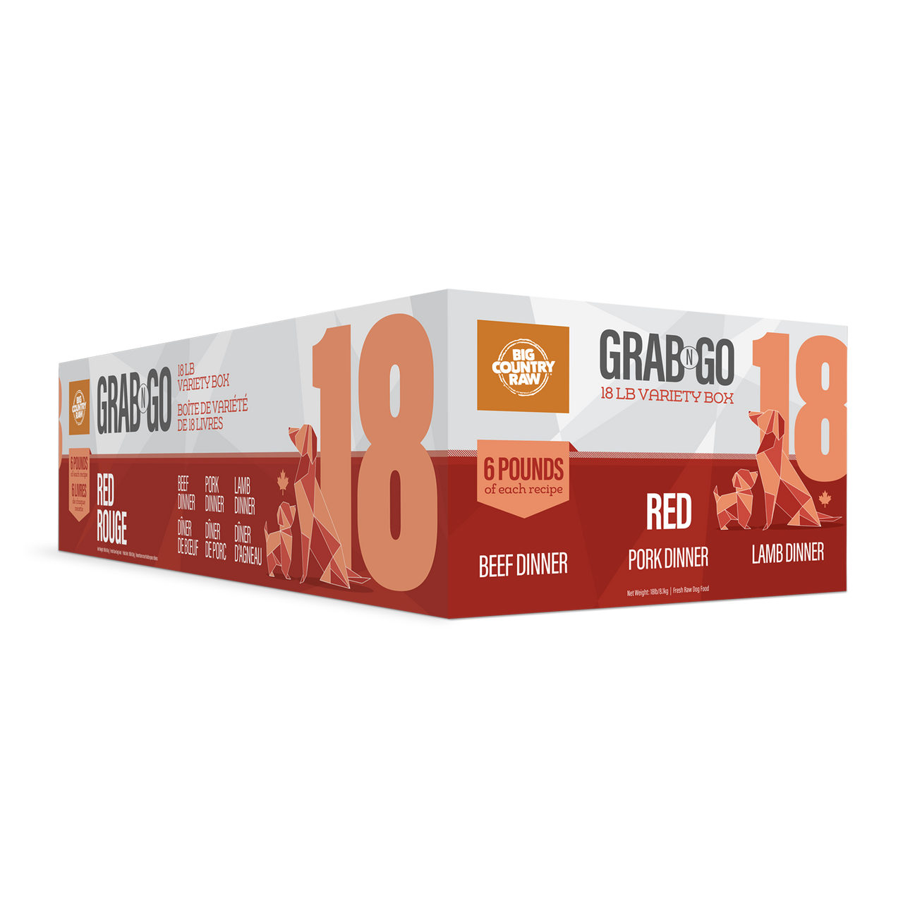 Big Country Raw Grab n Go Red 18lb