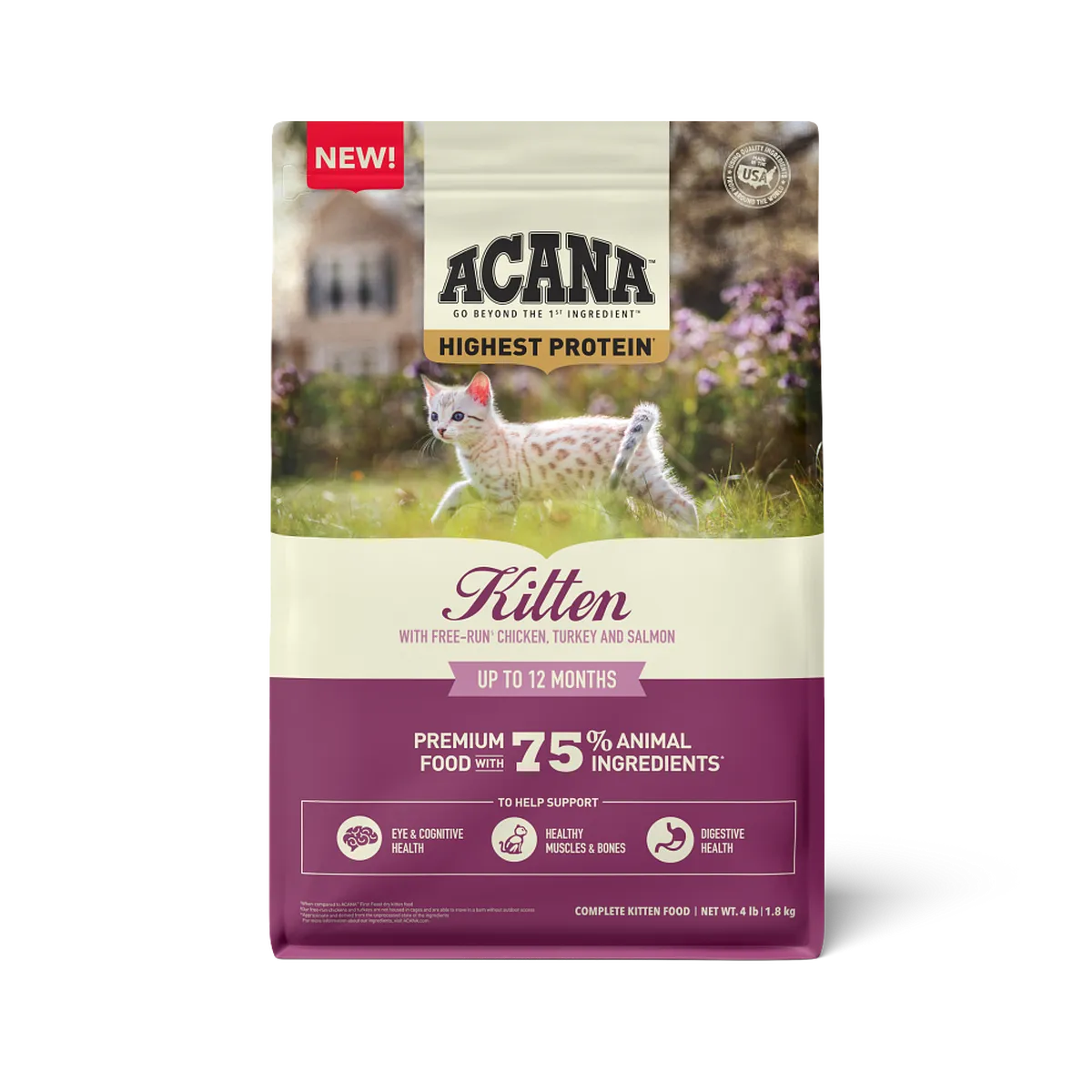 Acana Cat Highest Protein, Kitten/Chaton, 1.8kg
