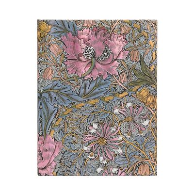 Paperblanks Morris Pink Honeysuckle Ultra Lined Hardcover Journal, 144pg, 120GSM