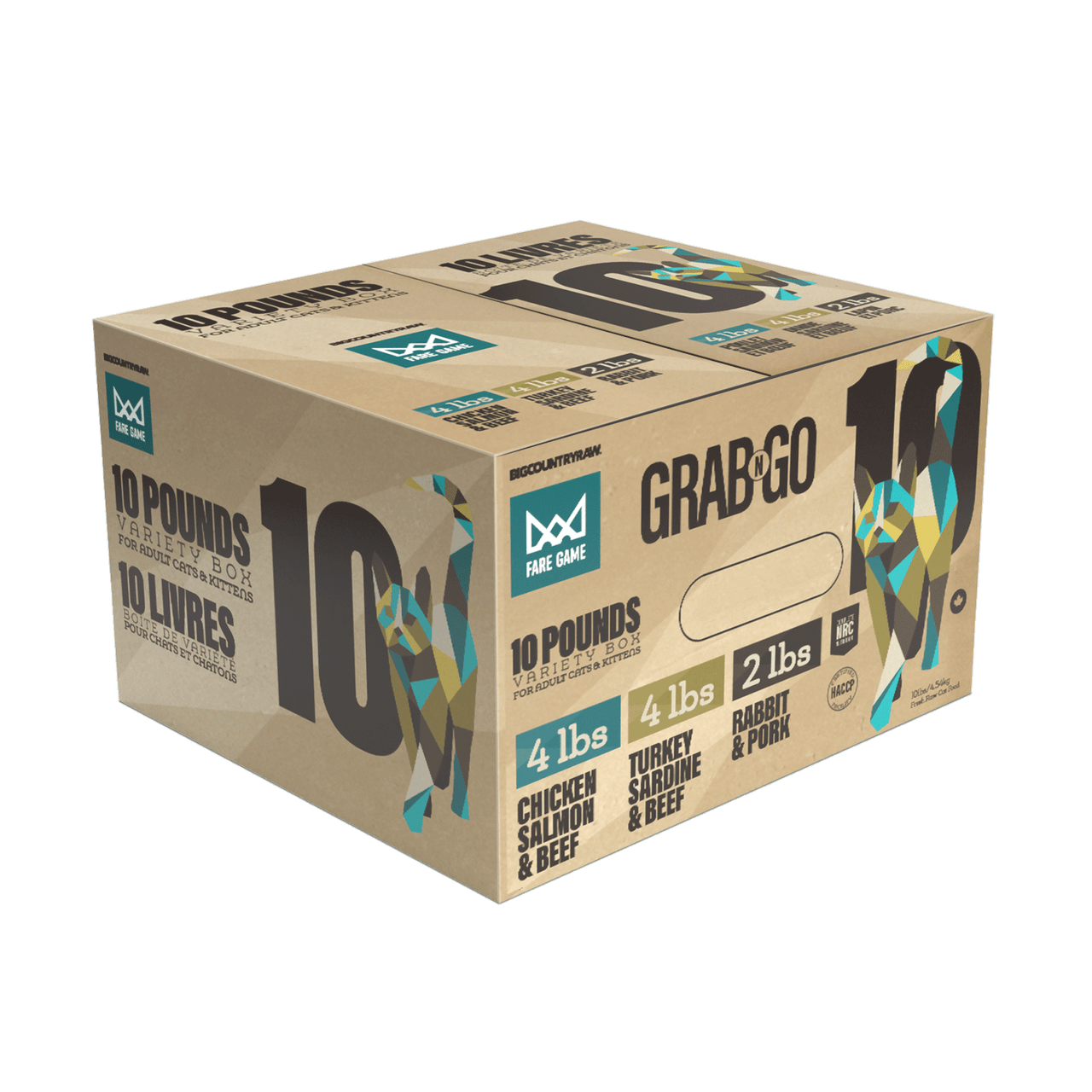 Big Country Raw Fare Game Grab N Go  10lb