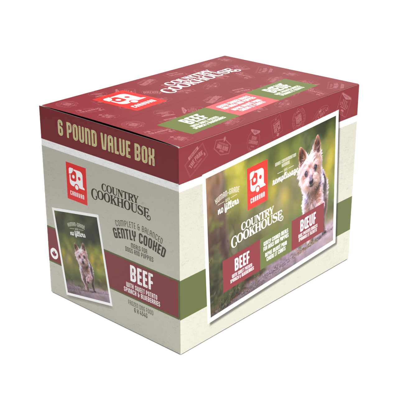 Big Country Raw Caravan Beef/Boeuf Dinner, Bulk 6lb