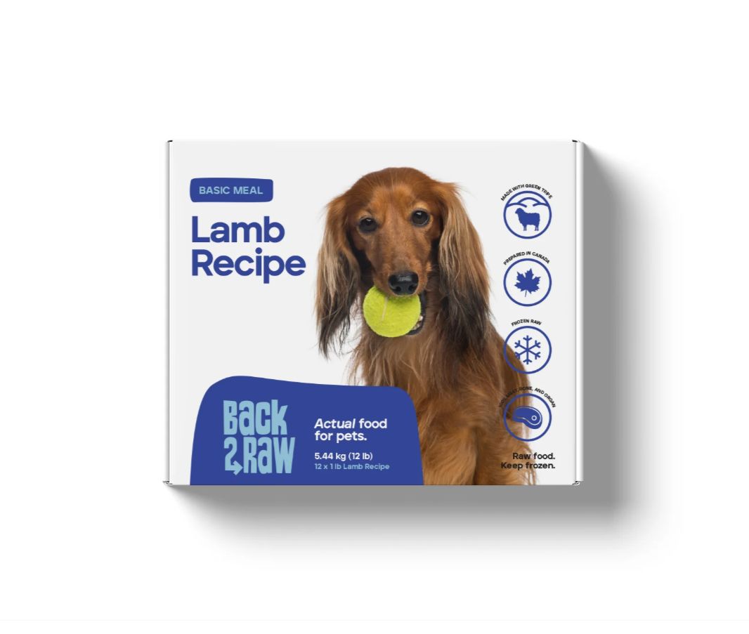 Back2Raw, Basics, Lamb Recipe/Agneau, 12lb