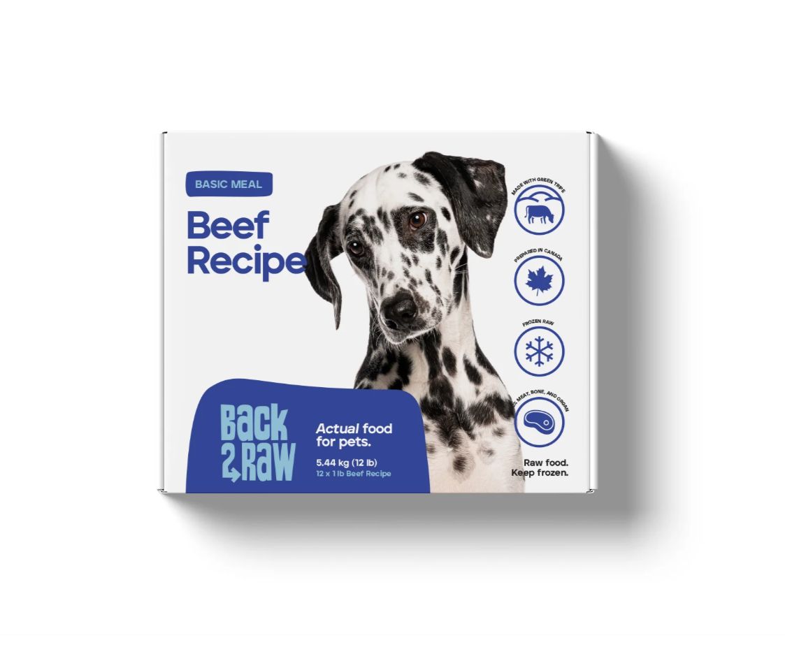 Back2Raw, Basics, Beef Recipe/Boeuf, 12lb